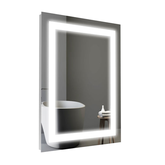 24&quot; X 32&quot; Rectangular Lighted Bathroom Mirror (Horizontal &amp; Vertical )